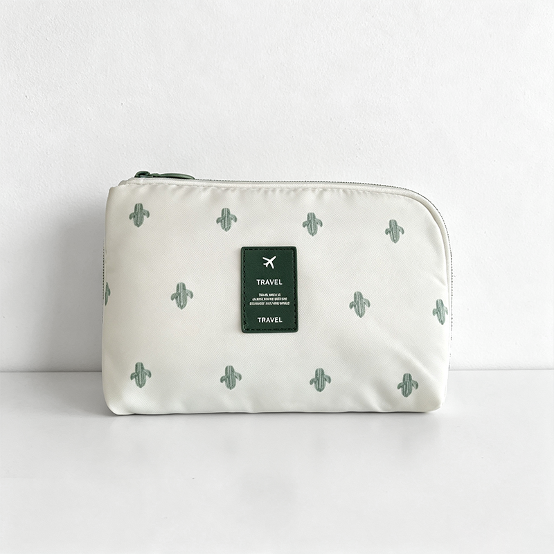 CouldNook Simple Printed Zip Organizer Bag - Tidy Daily Companion