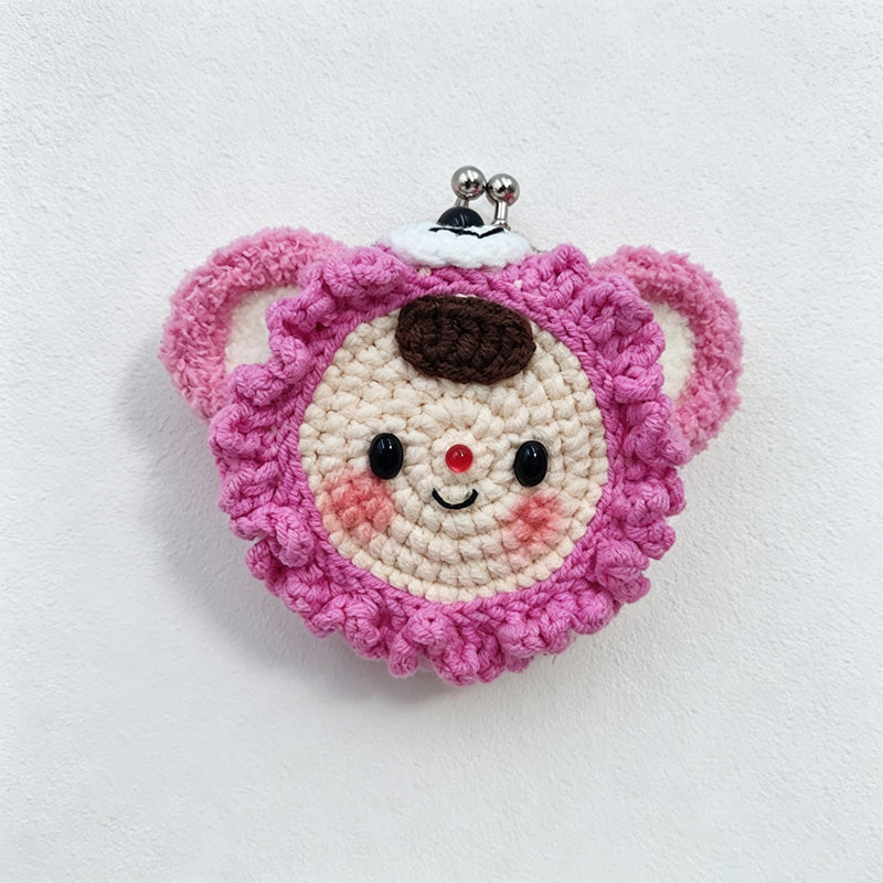 CouldNook Cotton Character Coin Purse - Twelve Rounded Designs