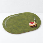 CouldNook Printed PVC Placemat - Patterned Oval and Rectangular Designs