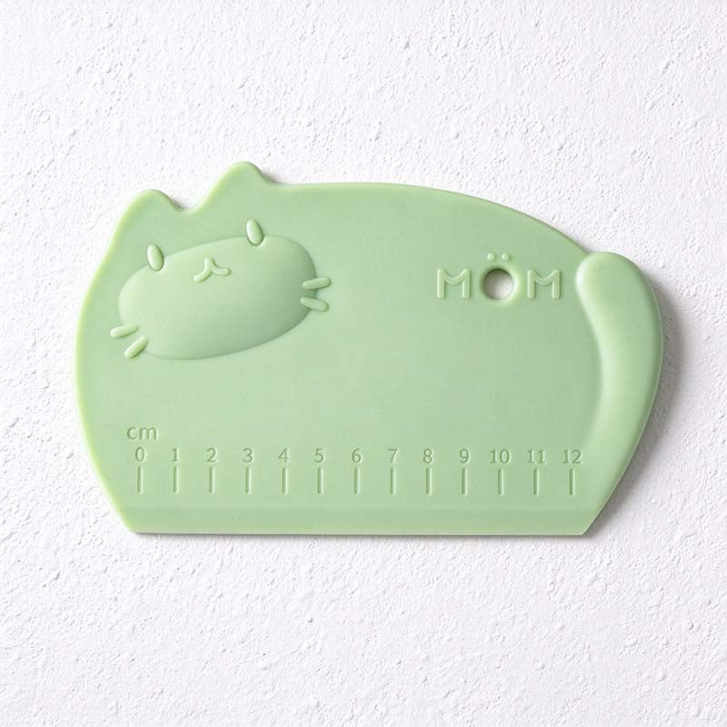 CouldNook Dough Scraper - Cat Outline and Embossed Measuring Edge
