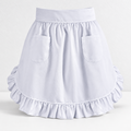 CouldNook Ruffled Waist Apron - Tie Back Designs