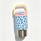 CouldNook Patterned Insulated Tumbler - Overhead Handle and Covered Lid