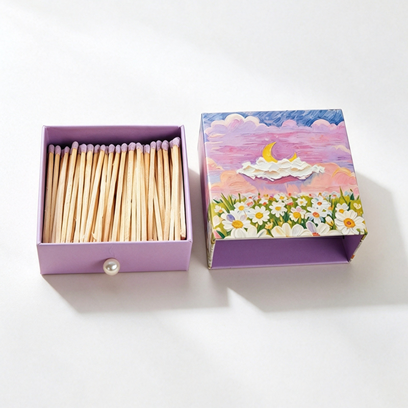 CouldNook Decorative Matchbox Wooden Matches Home Candle Accent