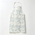 CouldNook Blue Toile Waist Apron - Clean Illustrated Coverage