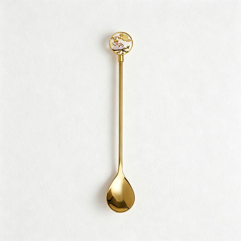 CouldNook Stainless Steel Serving Spoon - Slender Long Handle