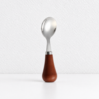 CouldNook Stainless Steel Children Utensil - Standing Wood Handle Design