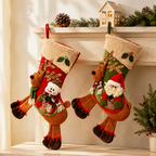 CouldNook Reindeer Christmas Stocking - Character Rider and Dangling Hooves