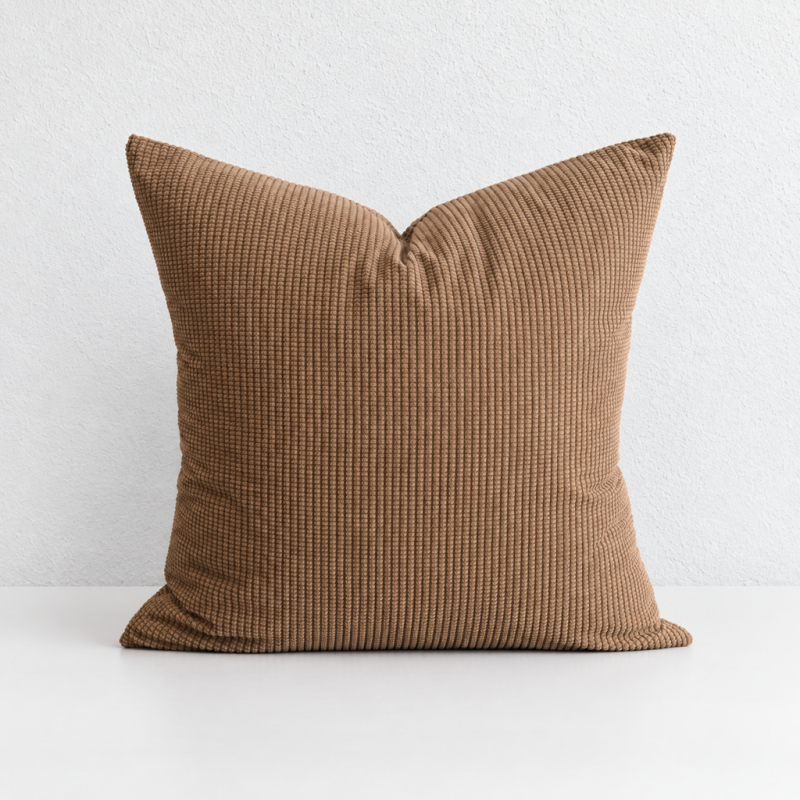 CouldNook Textured Cushion - Striped Ribbed And Raised Check Design Choices