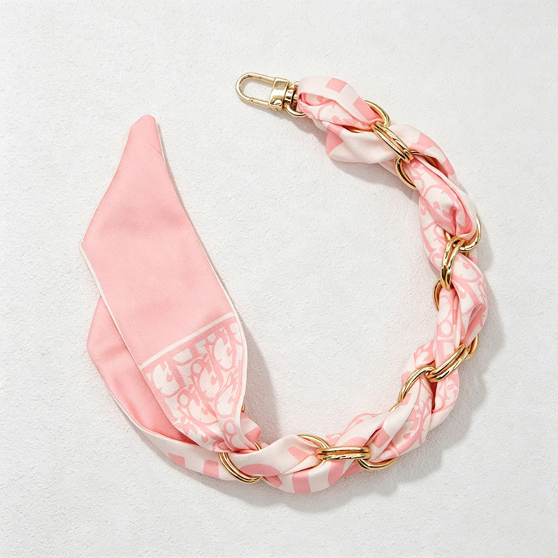 CouldNook Rose Scarf Phone Wrist Strap - Relaxed Braided Loop