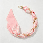 CouldNook Rose Scarf Phone Wrist Strap - Relaxed Braided Loop