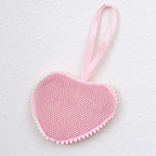 CouldNook Soap Pouch - Cloud and Heart Shapes in Open Mesh