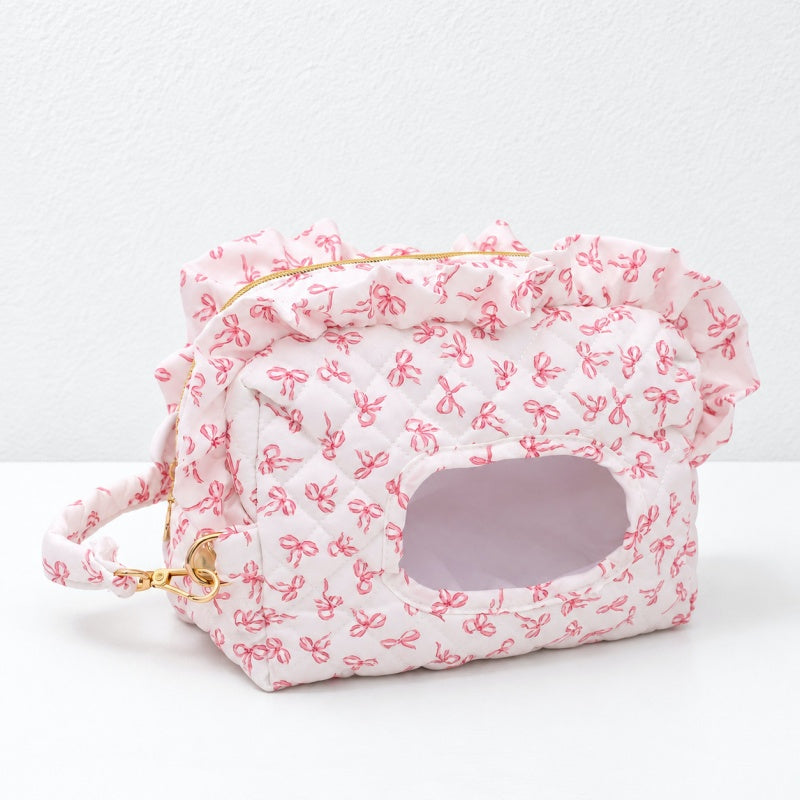 CouldNook Ruffled Tissue Storage Bag - Double Zipper Sections