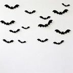 CloudNook Hanging Felt Bat Decor‑Halloween Party Ornament Set