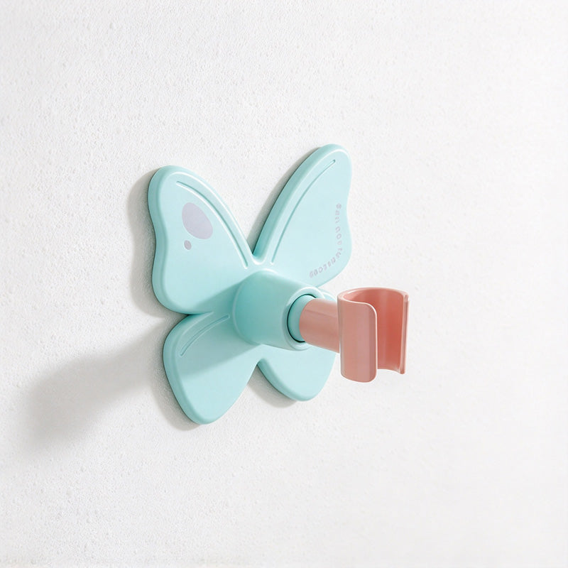 CouldNook Butterfly Shower Head Holder - Adjustable Cradle and Winged Backplate