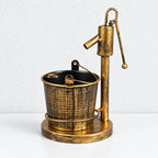 CouldNook Decorative Iron Ashtray - Bucket Bowl And Sculpted Upright Detail
