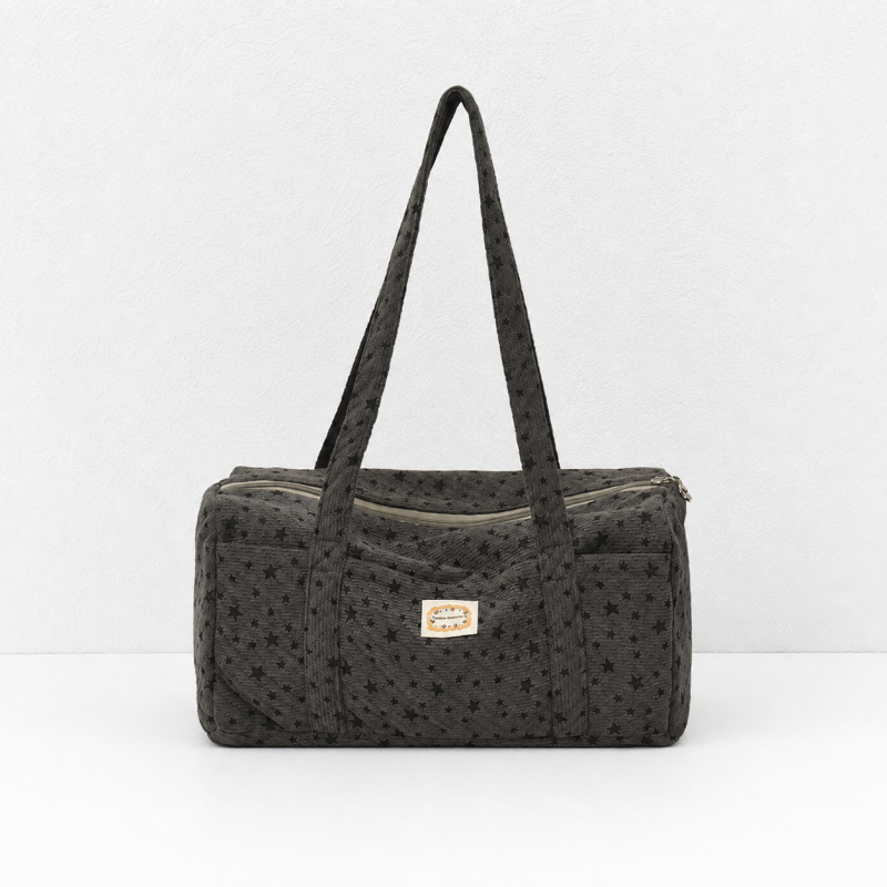 CouldNook Quilted Canvas Tote Bag - Long Handles and Printed Options