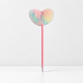 CouldNook Pom-Pom Ballpoint Pen - Pastel Hearts and Rounded Plush Toppers