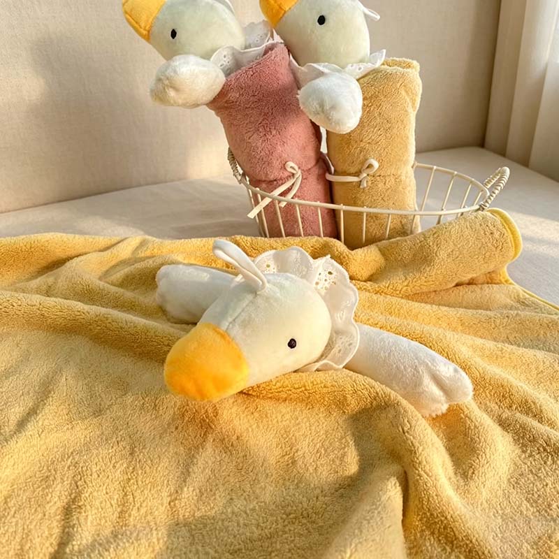 CouldNook Goose Hanging Hand Towel - Plush Character Loop