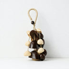 CouldNook Natural Seed Shell Hanging Charm - Braided Loop