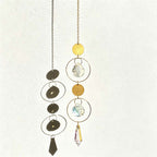 CouldNook Crystal Ring Suncatcher - Geometric Window Hanging Drops