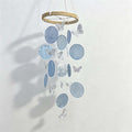 CouldNook Butterfly Shell Wind Chime - Cascading Disc Mobile