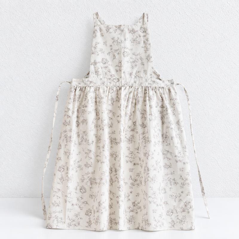CouldNook Printed Cotton Apron - Three Sleeveless Designs Collection