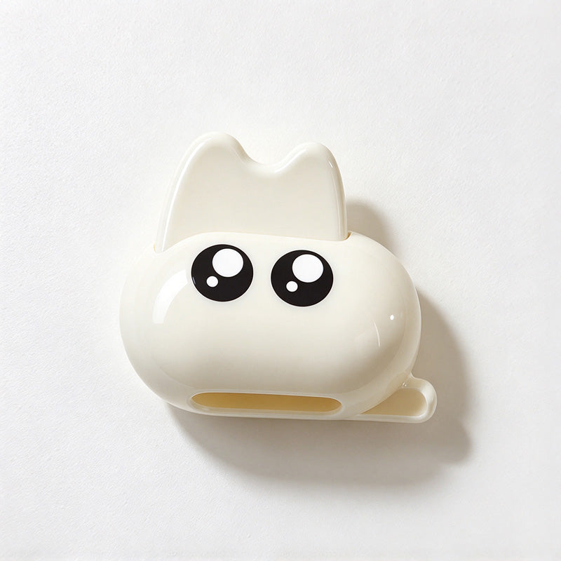 CouldNook Cat Toothbrush Cover - Expressive Eyes and Rounded Clip-On Shape