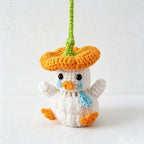 CouldNook Yarn Duck Hanging Ornament - Seasonal Costume Details