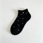 CouldNook Ruched Soft Ballet Socks - Lounge Shoe Accent