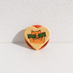 CouldNook Heart Magnetic Phone Stand - Printed Acrylic Face and Pop-Out Support
