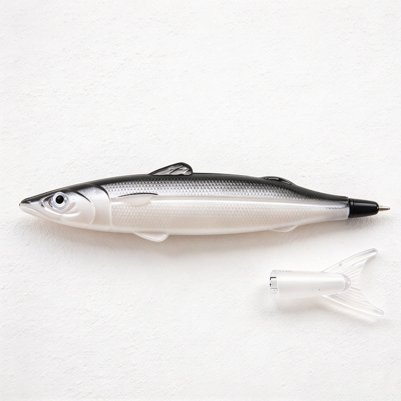CouldNook Fish Ballpoint Pen - Scaled Body And Clear Tail Cap