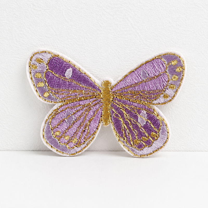 CouldNook Butterfly Embroidered Patch - Colorful Wing Pattern Options