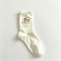 CouldNook Bear Dog Crew Socks - Soft Character Accent