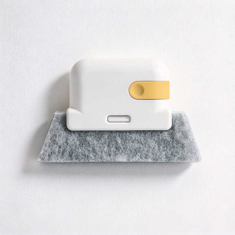 CouldNook Window Track Cleaning Brush - Grooved Pad And Concealed Scraper