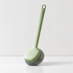 CouldNook Dish Scrubber - Shark Fin Grip And Replaceable Cleaning Heads