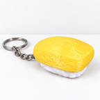 CouldNook Sushi Clicker Keychain - Textured Toppings and Miniature Rice Shapes
