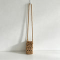 CouldNook Woven Crossbody Mobile Phone Bag - Artistic Hollow-Out Shoulder Bag