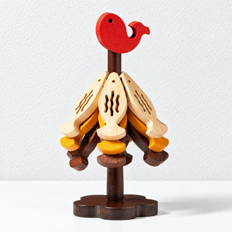 CouldNook Tree Trivet - Folding Fish Shapes and Tiered Storage