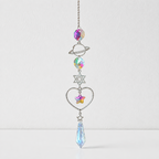 CouldNook Celestial Crystal Suncatcher - Moon and Star Designs