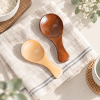 CouldNook Wood Kitchen Spoon - Comfortable Handheld Shape Home Display