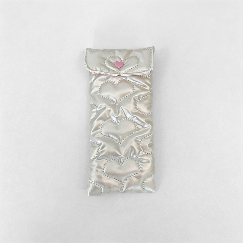 CouldNook Quilted Slim Sleeve Glasses Case - Everyday Display Detail
