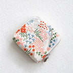 CouldNook Embroidered Jewelry Pouch - Zip Closure and Divided Fabric Interior