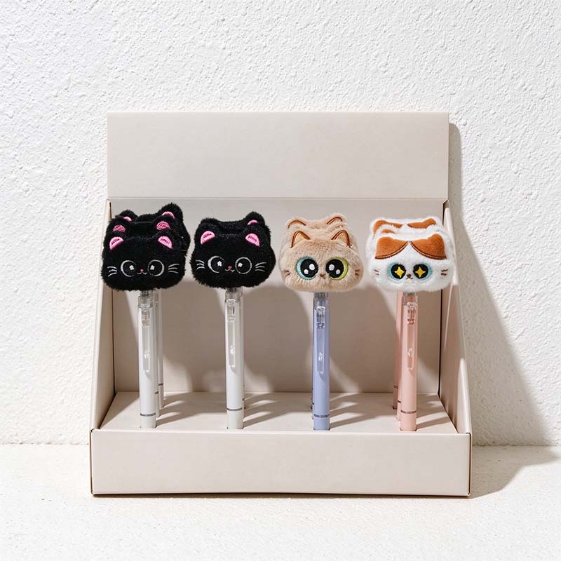 CouldNook Plush Topper Gel Pen - Wobbling Shapes