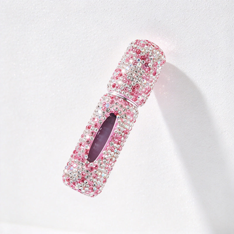 CouldNook Rhinestone Perfume Atomizer - Viewing Window and Bottom Refill Opening