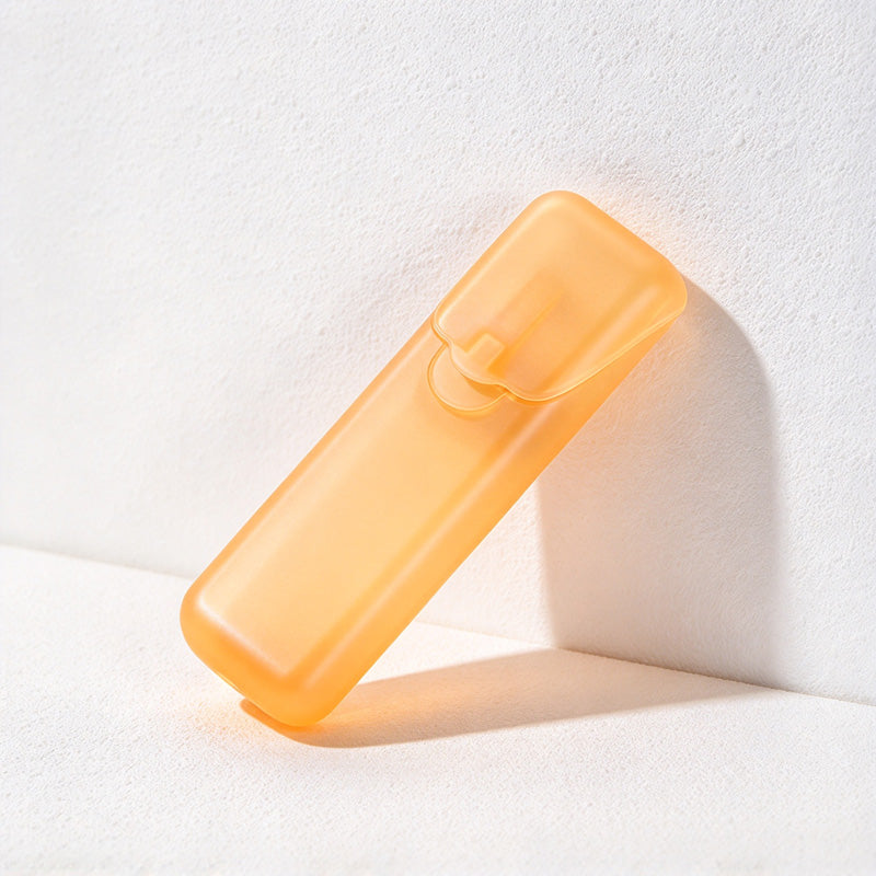 CouldNook Toothpick Storage Case - Translucent Body and Hinged Flip Lid