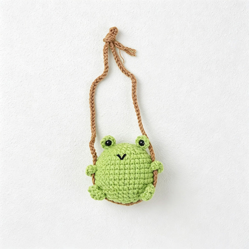 CouldNook Yarn Swing Animal Car Ornament - Seven Hanging Characters