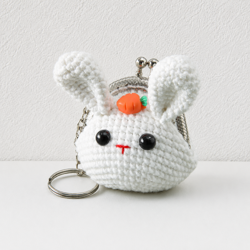 CouldNook Animal Coin Purse Keychain - Kiss Lock Closure