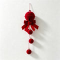Flocked Bell Bow