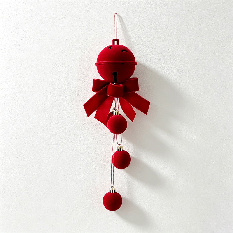 CouldNook Christmas Bell Hanging Swag - Dangling Bell Detail