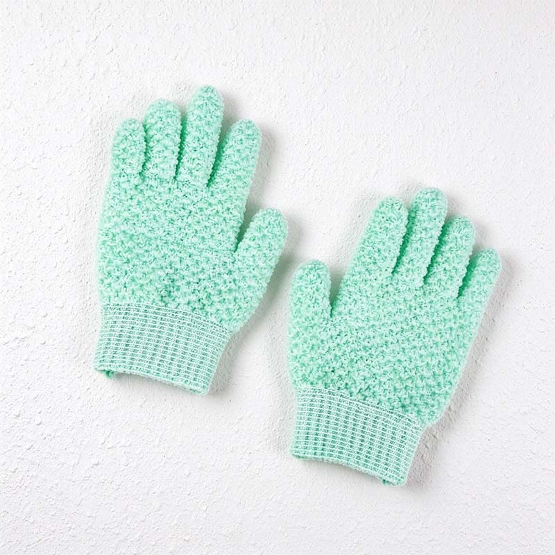 CouldNook Bath Glove - Looped Texture and Ribbed Wrist Cuff